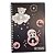 Caderno Panda e Urso A5 Espiral 98 Folhas Papelaria Fofa My Friend - Imagem 4