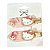 Presilha de Cabelo Hello Kitty Kit 2 Unidades Grampo Infantil Kawaii - Imagem 1
