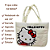 Bolsa Matelassê Hello Kitty Feminina Com Bolso Interno Ecobag Kawaii - Imagem 2