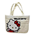 Bolsa Matelassê Hello Kitty Feminina Com Bolso Interno Ecobag Kawaii - Imagem 2