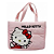 Bolsa Matelassê Hello Kitty Feminina Com Bolso Interno Ecobag Kawaii - Imagem 3