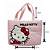 Bolsa Matelassê Hello Kitty Feminina Com Bolso Interno Ecobag Kawaii - Imagem 7