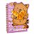 Mini Caderno Capivara Capa Dura Espiral 60 Folhas Agenda Escolar FofaMini caderno com estampa de capivara, perfeito para - Imagem 4