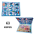 Paleta de Sombras Personagens Stitch e Hello Kitty 63 Cores Maquiagem Pigmentada - Imagem 2
