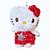 Chaveiro de Pelúcia Hello Kitty Rosa Kawaii Para Bolsa Mochila - Imagem 4