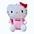 Chaveiro de Pelúcia Hello Kitty Rosa Kawaii Para Bolsa Mochila - Imagem 3