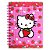 Caderno de Luxo A5 Hello Kitty 120 Folhas Decoradas com Divisórias - Imagem 1