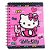 Caderno de Luxo A5 Hello Kitty 120 Folhas Decoradas com Divisórias - Imagem 3