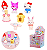 Borracha Surpresa Turma Sanrio Kawaii Colecionável em Saquinho Lacrado - Imagem 2