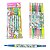 Kit 6 Marca Texto Ponta Dupla Hello Kitty e Stitch Neon para Estudo e Lettering - Imagem 2