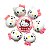 Marca Texto Spinner Giratório Capivara e Hello Kitty em Silicone - Imagem 1