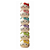 Marca Texto Torre Hello Kitty 5 Cores Empilhável Papelaria Fofa - Imagem 3