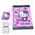 Caderno Espiral Pautado A5 Hello Kitty com Bloquinho Chaveiro – Kit Papelaria Kawaii - Imagem 2