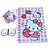 Caderno Espiral Pautado A5 Hello Kitty com Bloquinho Chaveiro – Kit Papelaria Kawaii - Imagem 4