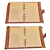Diário Harry Potter A5 Recarregável com Argolas – Caderno Premium Casas Hogwarts 80 Folhas - Imagem 4