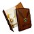Caderno Agenda Diário Harry Potter A5 Pomo de Ouro com Fecho – Capa Premium em Couro Sintético 130 Páginas - Imagem 2