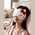 Máscara de Dormir Hello Kitty Pelúcia 3D Super Macia com Elástico Confortável - Imagem 3