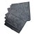Piso Tátil Modelo Direcional 10pçs Preto Borracha Pvc 25x25 - Imagem 2