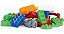 Blocos De Montar Encaixar Com 86 Peças Brinquedo Educativo - Imagem 3