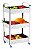 Prateleira Carro Organizador Fruteira Multiuso Inox Brinox - Imagem 4