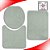 Tapete De Banheiro Kit 3 Pecas Antiderrapante Cotton - Imagem 5