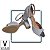 Sandalia Feminina Salto Grosso Medio Glitter Vizzano 6262406 - Imagem 5