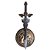 Kit Medieval Espada Escudo Guerreiro de combate Infantil - Imagem 11