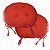 Kit 02 Almofadas Futon Redondo Assento para Cadeira 40x40 - Imagem 10
