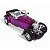 Carrinho Miniatura Antigo Clássico Fricção Colecionável 24cm - Imagem 3