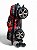 Mochila 3D c/ 3 Rodinhas Carrinho Hot Wheels Red Dawgzilla - Imagem 8