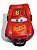 Mochila 3D c/ 3 Rodinhas Carrinho Cars Relampago McQueen - Imagem 5