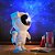 Star Projector Galaxy, Astronaut, RGB LED Art Deco Light, Adequado para crianças - Imagem 1