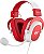 Havit Headphone Fone de Ouvido H2002d Red, Gamer, com Microfone - Vermelho e Branco - Imagem 1