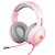 HEADSET GAMER REDRAGON MENTO ROSA - Imagem 1