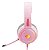 HEADSET GAMER REDRAGON MENTO ROSA - Imagem 2