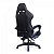 Cadeira Gamer Azul Com Apoio para os pés e Altura Ajustável - Imagem 4