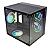 GABINETE GAMER KMEX AQUARIO CG02SB MICRO ATX PRETO - Imagem 2