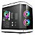 Gabinete Gamer Unreal Dark White Sem Fan ATX - Imagem 1