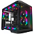 Gabinete Redragon Wideload Extreme Vidro Curvo Preto - Sem Fans - Imagem 1