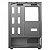 Gabinete Gamer Liketec Heydar Dark, Mid Tower, Cube Design, ATX, Vidro Temperado, Preto, Sem Fan - Imagem 3