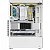 Gabinete Gamer Liketec Heydar Snow, Mid Tower, Cube Design, ATX, Vidro Temperado, Branco, Sem Fan - Imagem 3