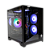 Gabiente gamer Evolut - Acqua EG818 - Vidro temperado, ITX, Com 5 Fans RGB - Imagem 4
