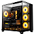 GABINETE GAMER AQUARIO 04J1 ATX TIGER SHARK - KMEX - Imagem 2