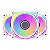 Kit Ventoinhas Aigo DarkFlash Infinity 24se, A-RGB, 3x120mm, Branco - Imagem 1