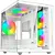 GABINETE C3TECH GAMER AQUARIUS MTG810WH BRANCO - Imagem 1
