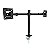 Suporte Articulado Para 2 Monitores Zinnia TMS 180, 17 Pol. a 32 Pol., Preto, ZNO-TMS180-BL01 - Imagem 4
