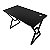 Mesa Para Escritorio Zinnia Aurea L100, 100cm, Preto, ZNO-ARAL-BL01 - Imagem 1