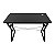 Mesa Para Escritorio Zinnia Aurea L100, 100cm, Preto, ZNO-ARAL-BL01 - Imagem 4
