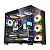 GABINETE GAMER R5 GENOS BLACK (ATX / AQUARIO / FRONTAL VIDRO / SEM FAN) - Imagem 1