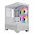 Gabinete Gamer Pichau Magpie 4B, Mini-Tower, lateral de Vidro, Com 2 Fans, Branco, PG-MAG4B-WH2 - Imagem 1